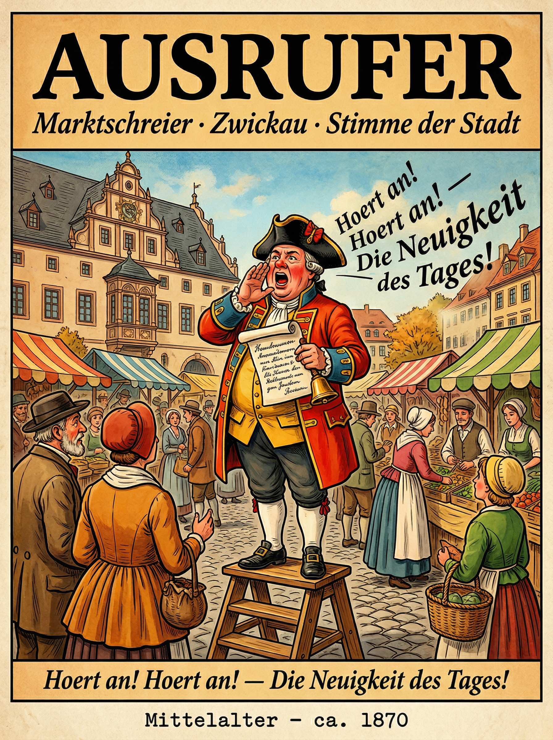 Plakat: Ausrufer
