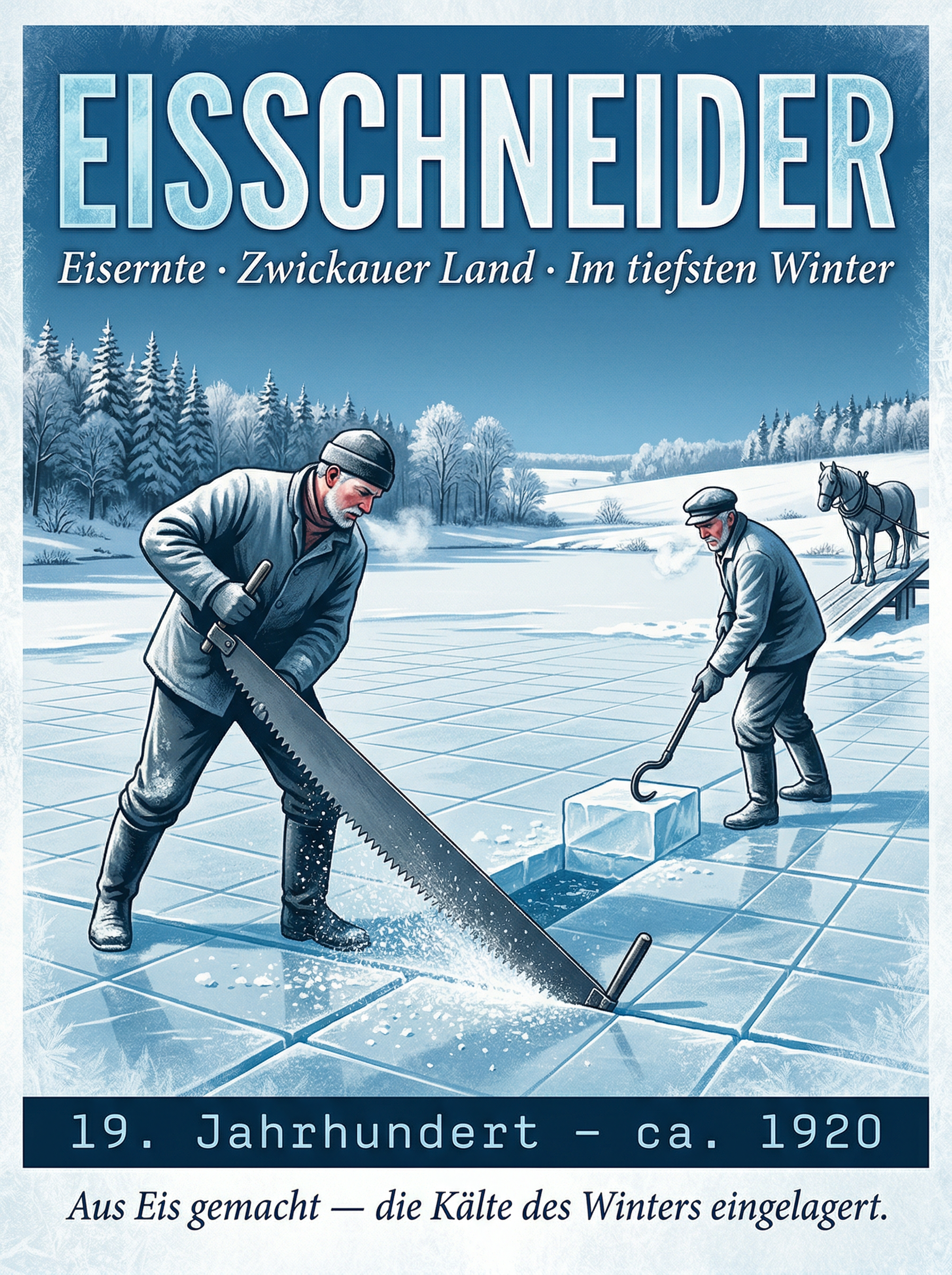 Plakat: Eisschneider