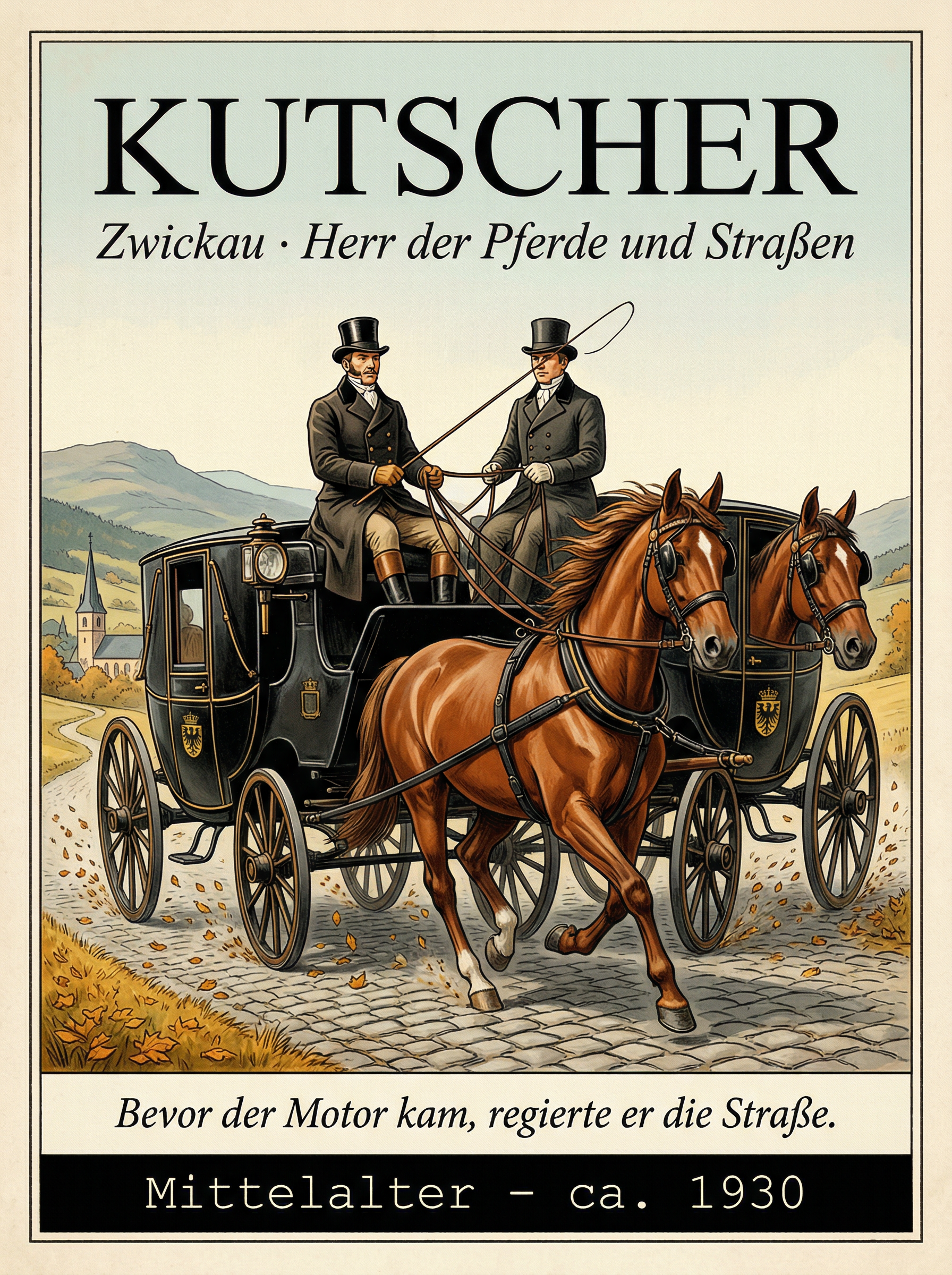 Plakat: Kutscher