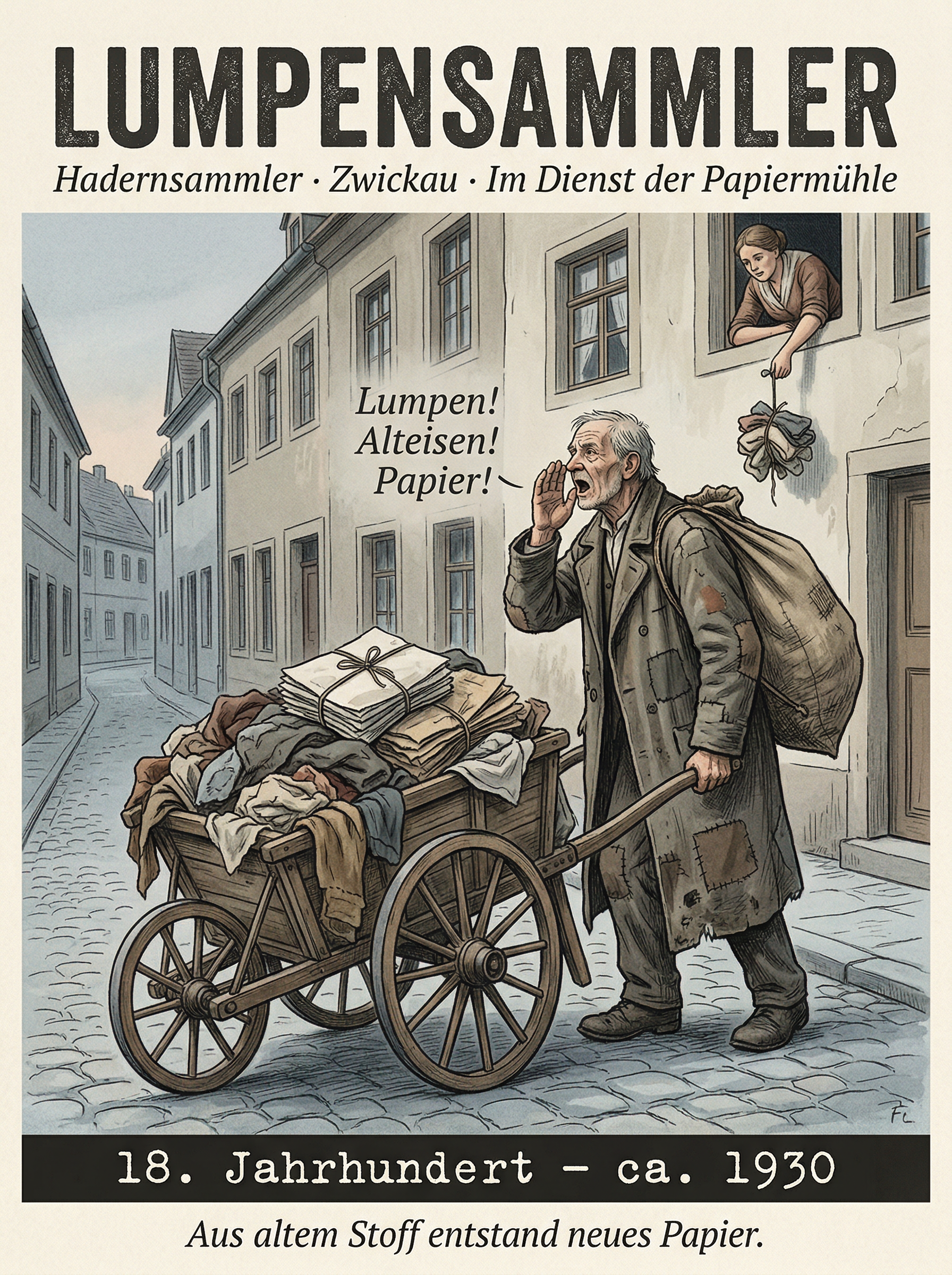 Plakat: Lumpensammler
