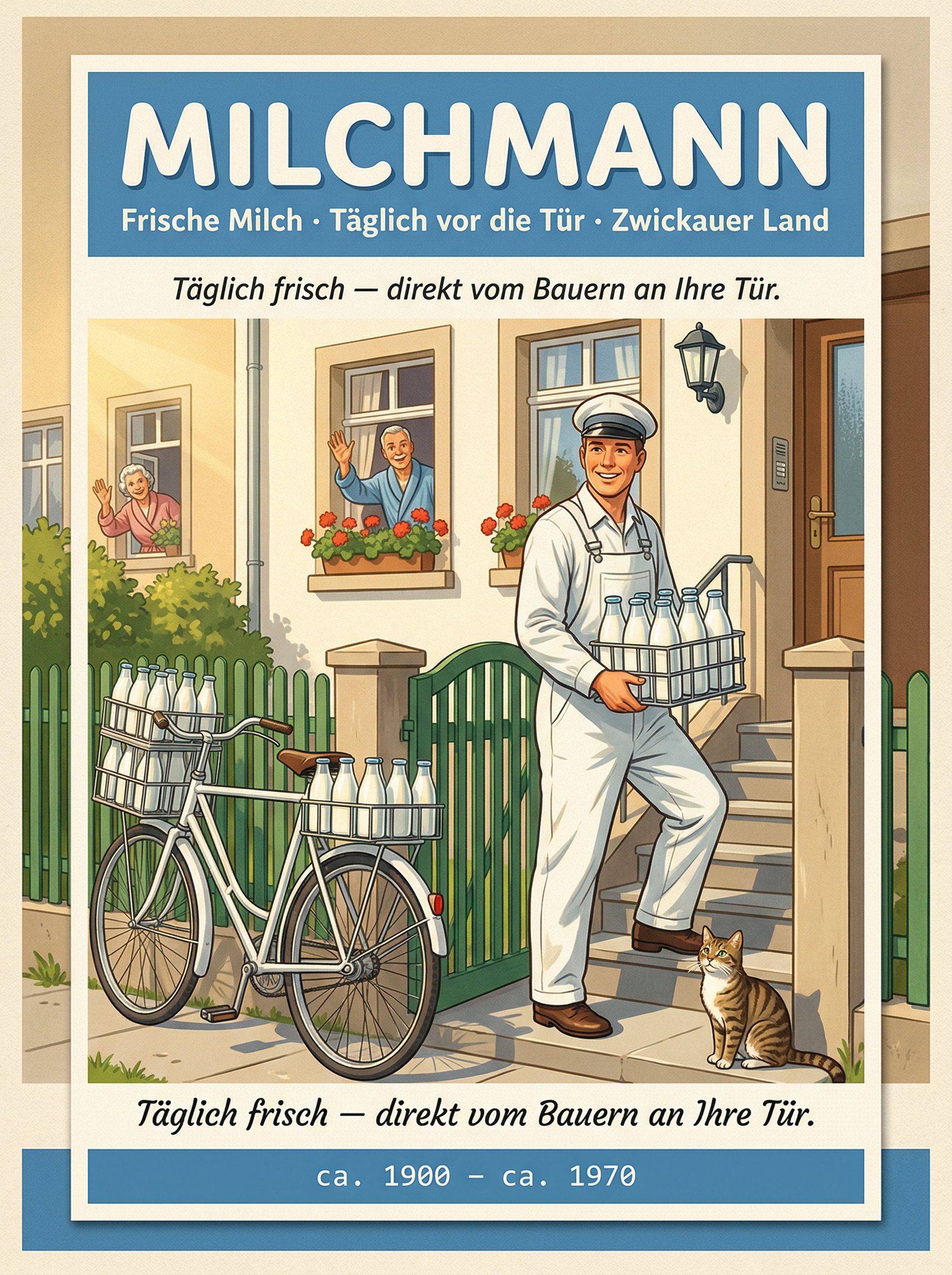 Plakat: Milchmann