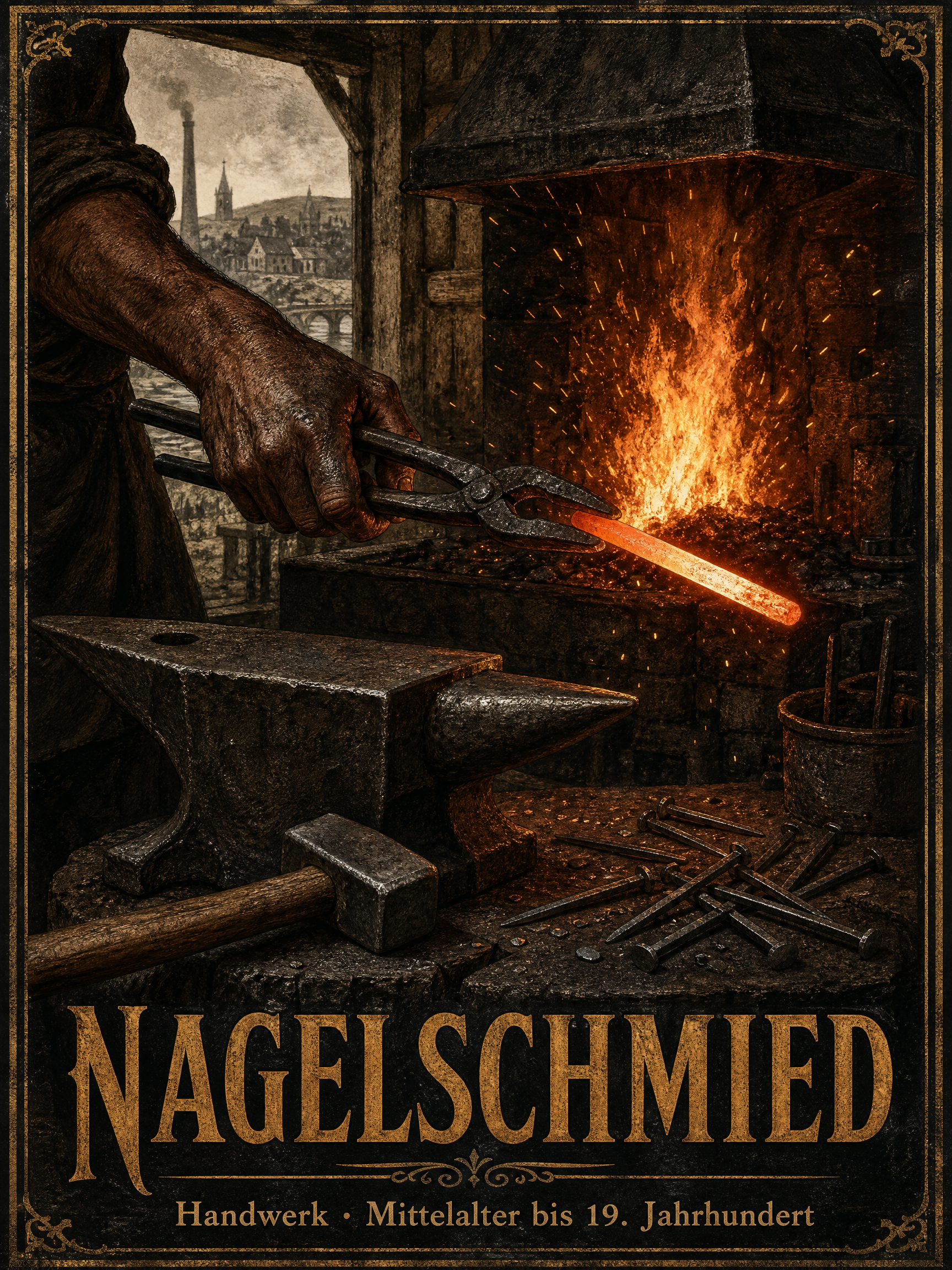Plakat: Nagelschmied