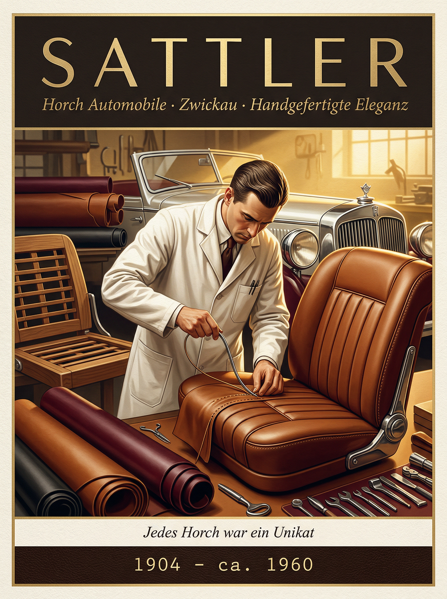 Plakat: Sattler (Automobil)