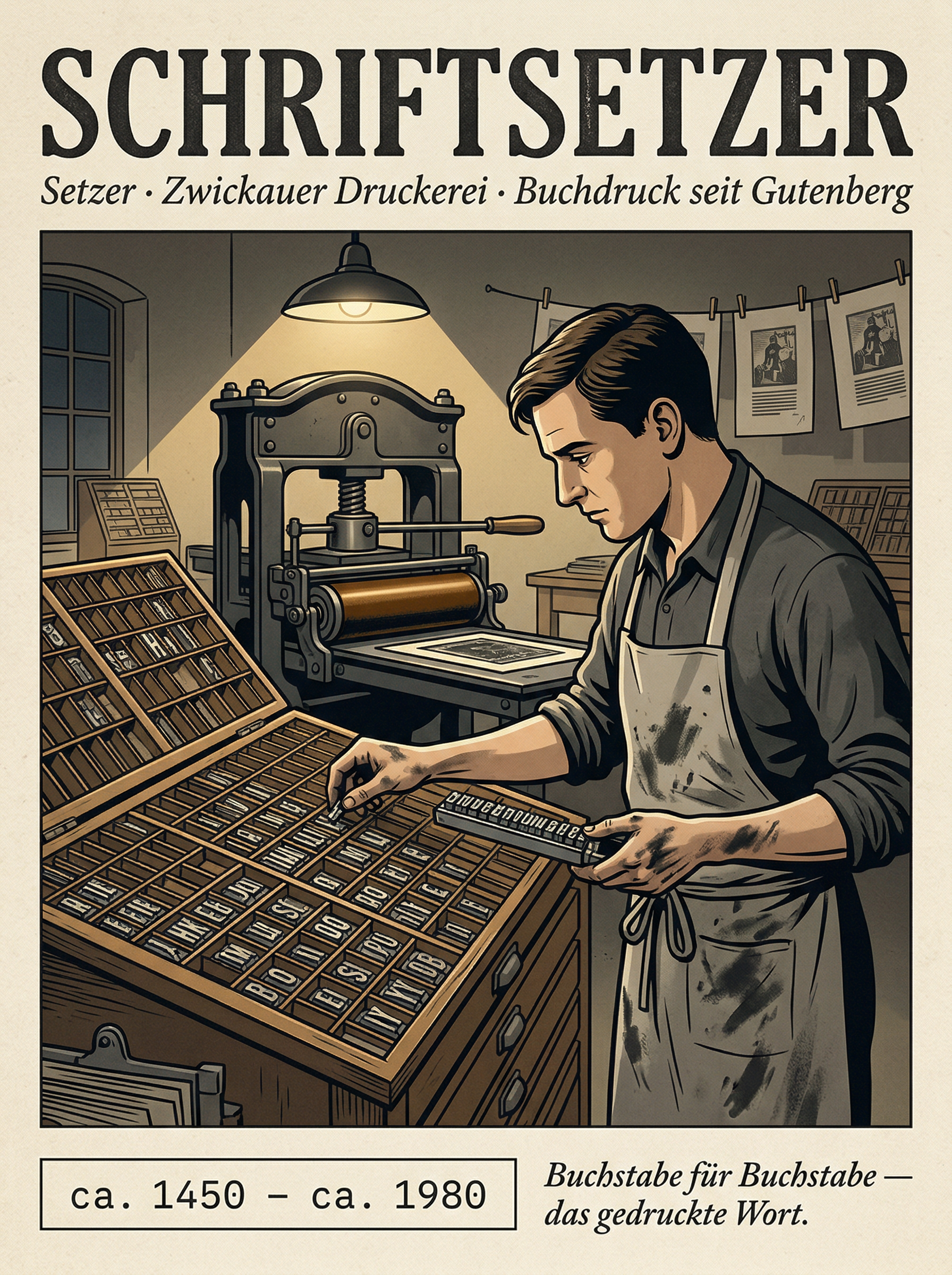 Plakat: Schriftsetzer